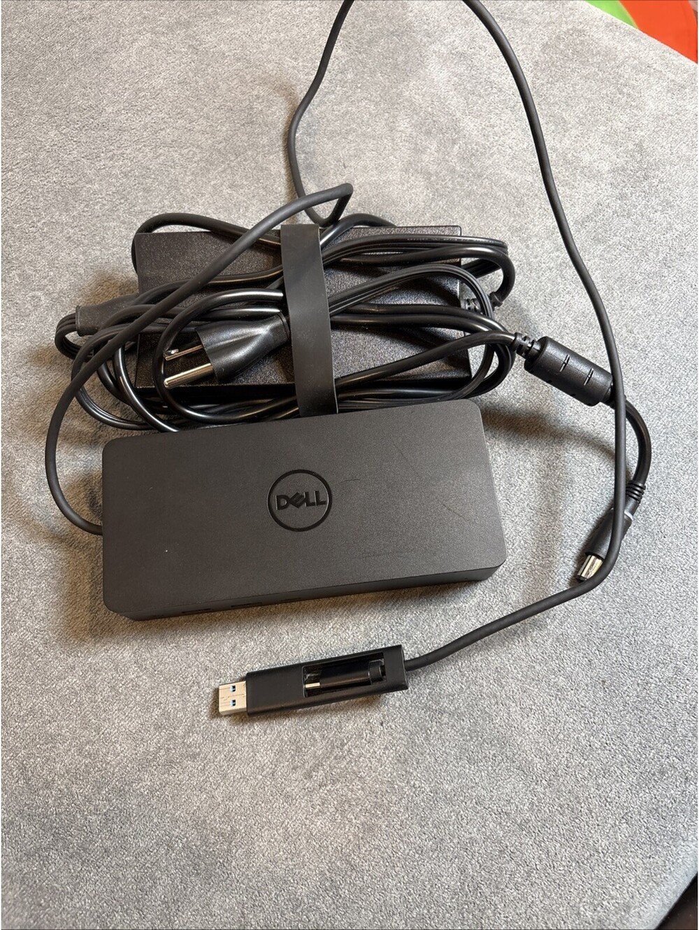 Dell D6000 Docking Station & 130w Power Adapter - Tested